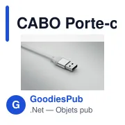 Porte-clés câble 60W personnalisable avec logo entreprise - Miniature 4