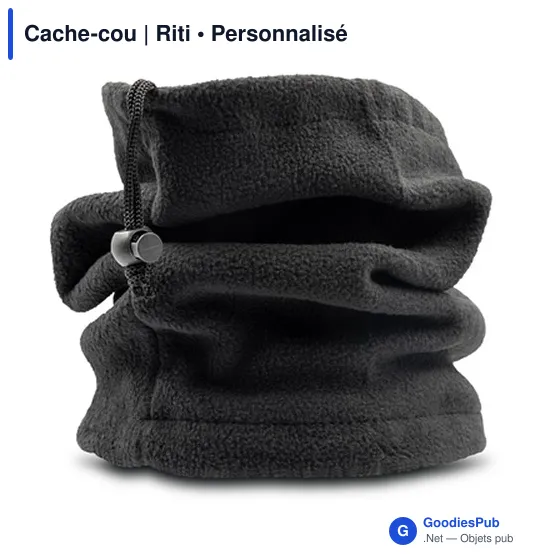 Cache-cou personnalisable Riti avec logo - 2 en 1 - Image 3