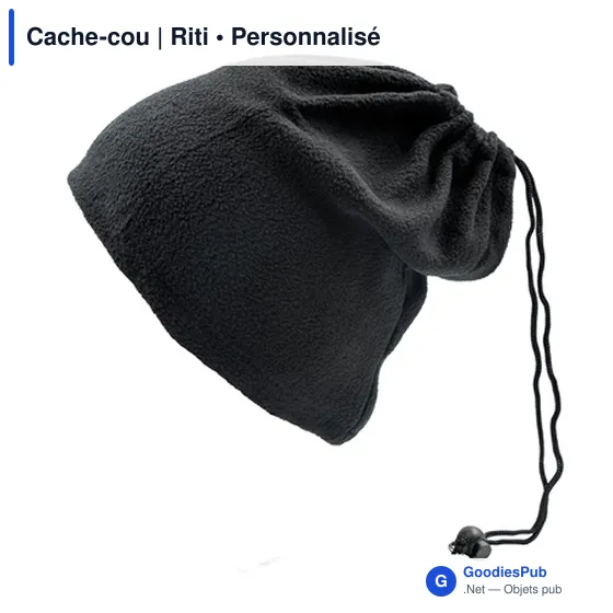 Cache-cou personnalisable Riti avec logo - 2 en 1 - Image 4