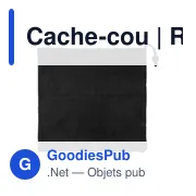 Cache-cou personnalisable Riti avec logo - 2 en 1 - Miniature 5