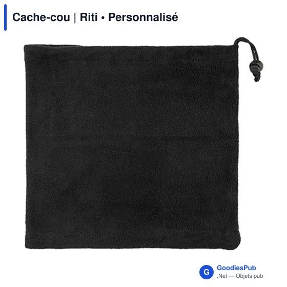 Cache-cou personnalisable Riti avec logo - 2 en 1 - Image 5