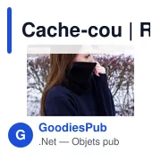 Cache-cou personnalisable Riti avec logo - 2 en 1 - Miniature 6