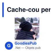 Cache-cou personnalisable Riti avec logo - 2 en 1 - Miniature 9