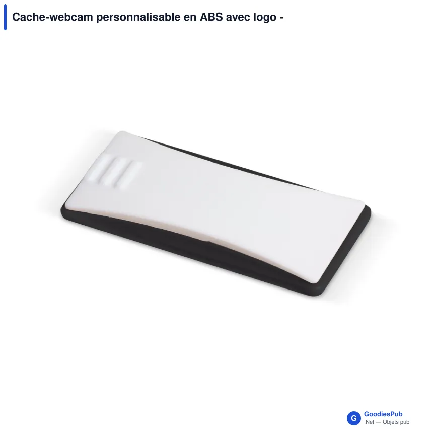 Cache-webcam personnalisable en ABS avec logo - Coloris bicolores - Image 3