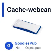 Cache-webcam personnalisable en ABS avec logo - Coloris bicolores - Miniature 4