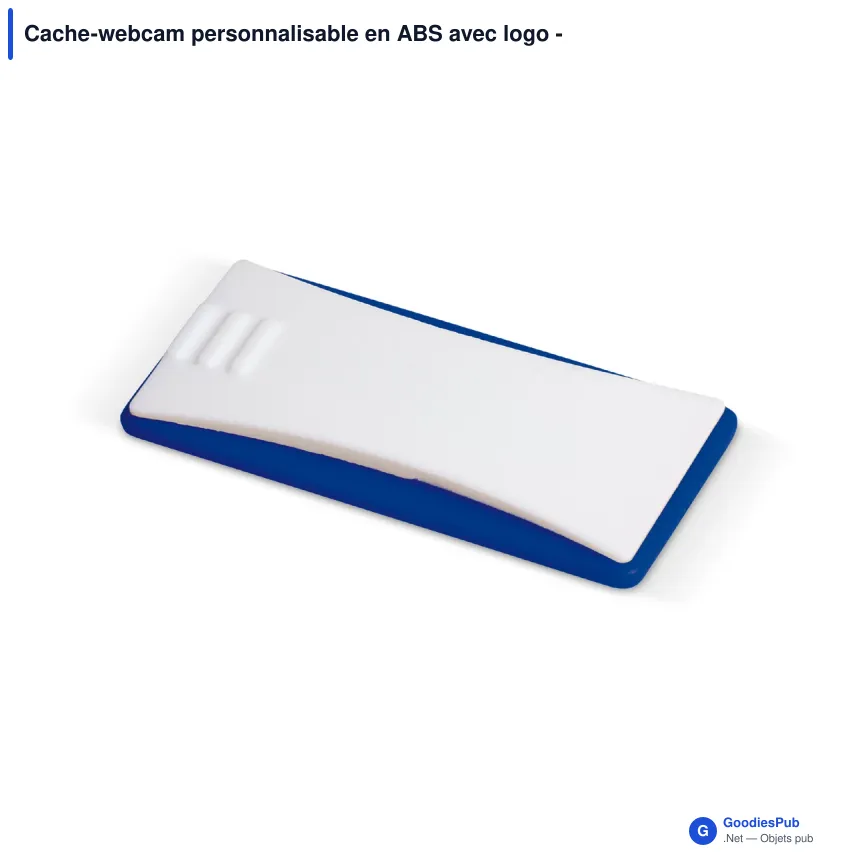 Cache-webcam personnalisable en ABS avec logo - Coloris bicolores - Image 4