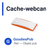 Cache-webcam personnalisable en ABS avec logo - Coloris bicolores - Miniature 5