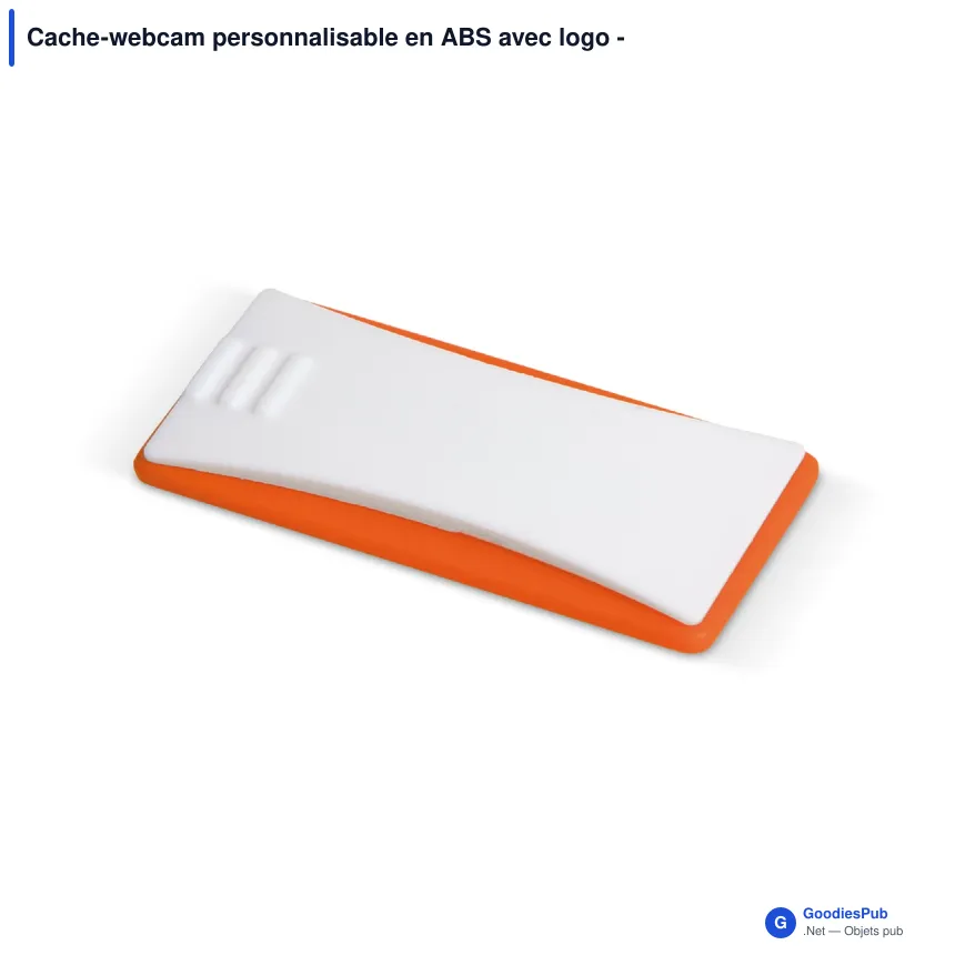 Cache-webcam personnalisable en ABS avec logo - Coloris bicolores - Image 5