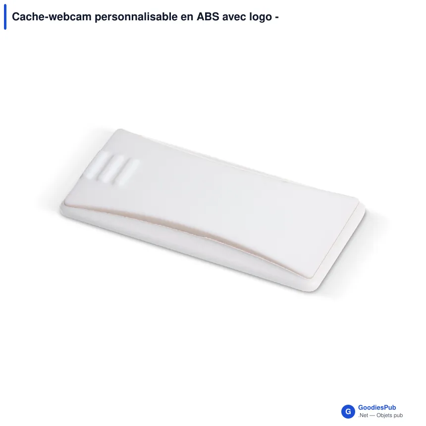 Cache-webcam personnalisable en ABS avec logo - Coloris bicolores - Image 6