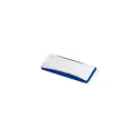 Variante Blanc / bleu foncé - Cache-webcam personnalisable en ABS avec logo - Coloris bicolores