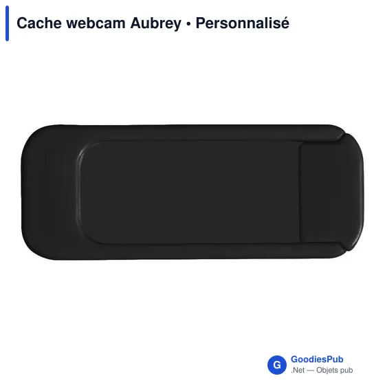 Cache webcam personnalisable Aubrey avec logo - Image 1