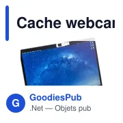 Cache webcam personnalisable Aubrey avec logo - Miniature 5