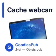 Cache webcam personnalisable Aubrey avec logo - Miniature 9