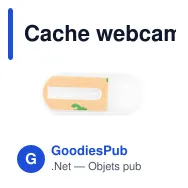 Cache webcam | Marick - Miniature 12