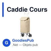 Caddie Course personnalisable en jute avec logo - Miniature 1