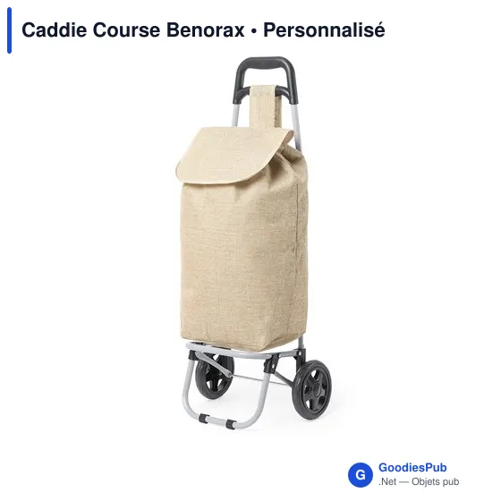 Caddie Course personnalisable en jute avec logo - Image 1