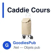 Caddie Course personnalisable en jute avec logo - Miniature 2