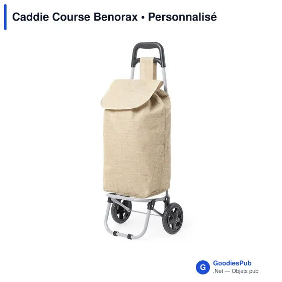 Caddie Course personnalisable en jute avec logo - Image 2