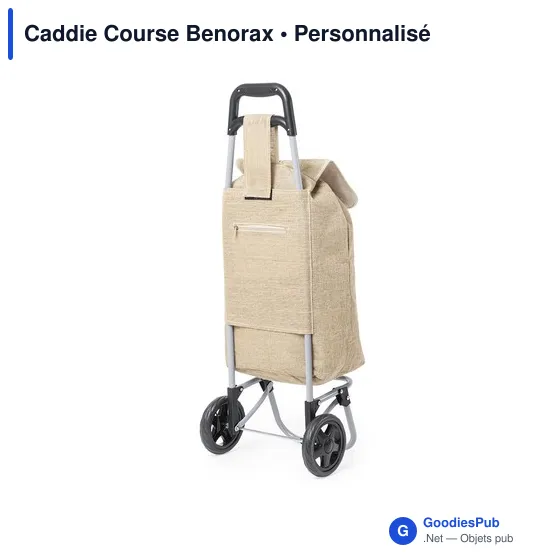 Caddie Course personnalisable en jute avec logo - Image 3