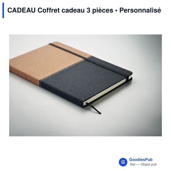 Coffret cadeau 3 pièces personnalisable avec logo - Image 4