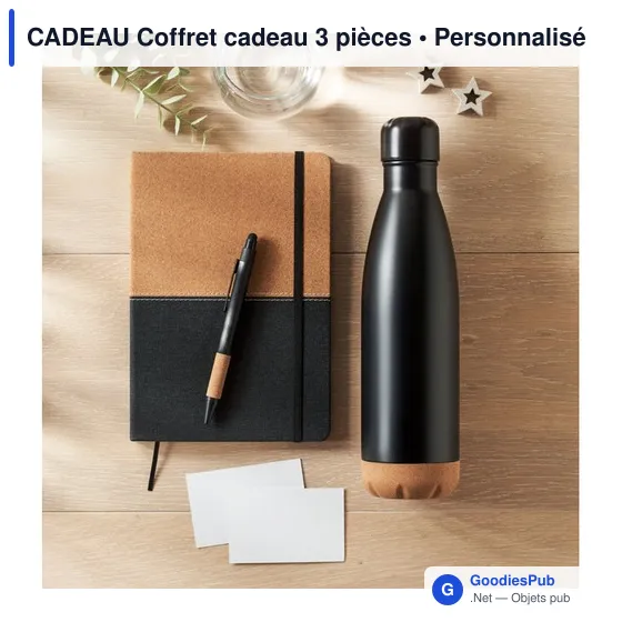 Coffret cadeau 3 pièces personnalisable avec logo - Image 6