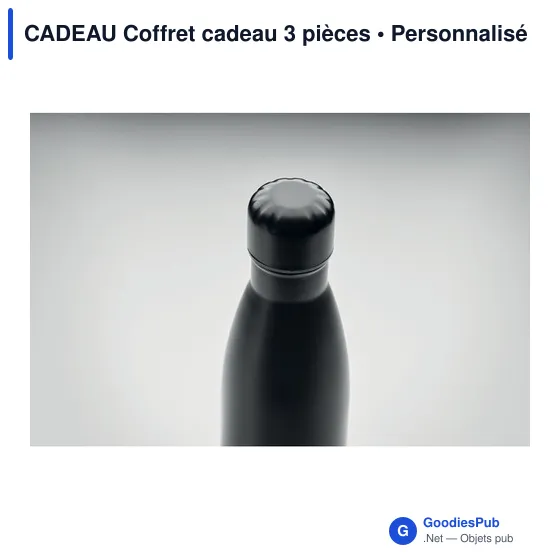 Coffret cadeau 3 pièces personnalisable avec logo - Image 7