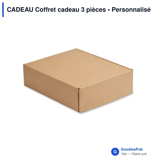 Coffret cadeau 3 pièces personnalisable avec logo - Image 8
