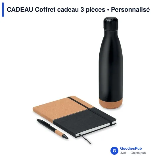 Coffret cadeau 3 pièces personnalisable avec logo - Image 10