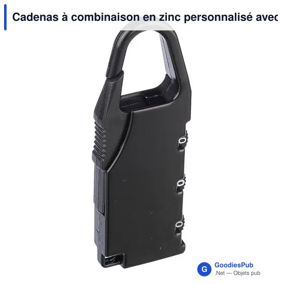 Cadenas à combinaison en zinc April - Image 10