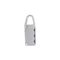 Variante argenté - Cadenas à combinaison en zinc April
