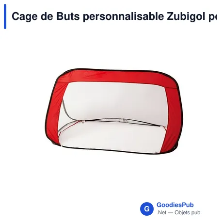 Cage de Buts personnalisable Zubigol pour loisirs et événements sportifsavec logo