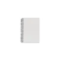 Variante Blanc - Cahier à spirale personnalisable en papier semences avec logo - Bio-papier