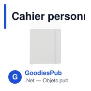 Cahier personnalisable en PU à pages pointillées avec logo - A5 papier FSC - Miniature 3