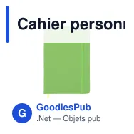 Cahier personnalisable en PU à pages pointillées avec logo - A5 papier FSC - Miniature 5