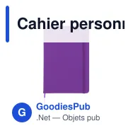 Cahier personnalisable en PU à pages pointillées avec logo - A5 papier FSC - Miniature 7
