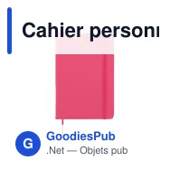 Cahier personnalisable en PU à pages pointillées avec logo - A5 papier FSC - Miniature 8
