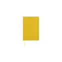 Variante Jaune - Cahier personnalisable en PU à pages pointillées avec logo - A5 papier FSC
