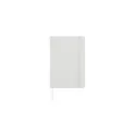 Variante Blanc - Cahier personnalisable en PU à pages pointillées avec logo - A5 papier FSC