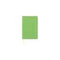 Variante Vert clair - Cahier personnalisable en PU à pages pointillées avec logo - A5 papier FSC