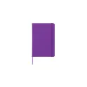 Variante Violet - Cahier personnalisable en PU à pages pointillées avec logo - A5 papier FSC