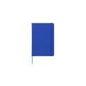 Variante Bleu - Cahier personnalisable en PU à pages pointillées avec logo - A5 papier FSC