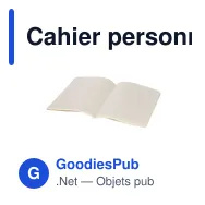 Cahier personnalisable en cuir recyclé avec logo - Atrex - Miniature 9