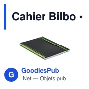 Cahier Bilbo - Miniature 3