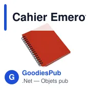 Cahier à anneaux personnalisable en carton recyclé avec logo - Miniature 1