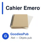 Cahier à anneaux personnalisable en carton recyclé avec logo - Miniature 4