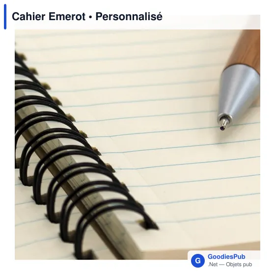 Cahier à anneaux personnalisable en carton recyclé avec logo - Image 5