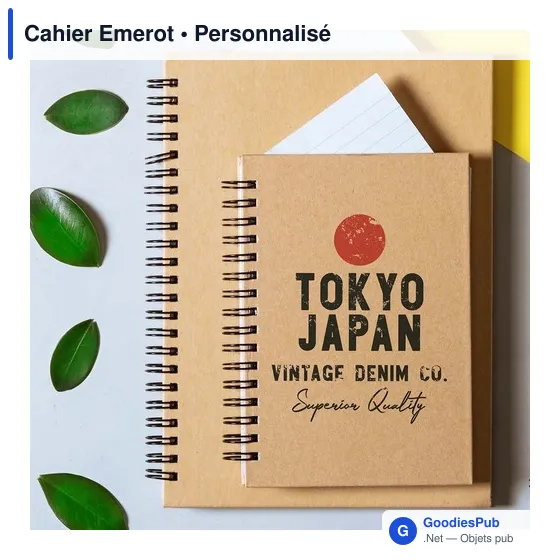 Cahier à anneaux personnalisable en carton recyclé avec logo - Image 7
