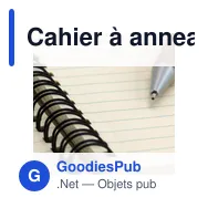 Cahier à anneaux personnalisable en carton recyclé avec logo - Miniature 9