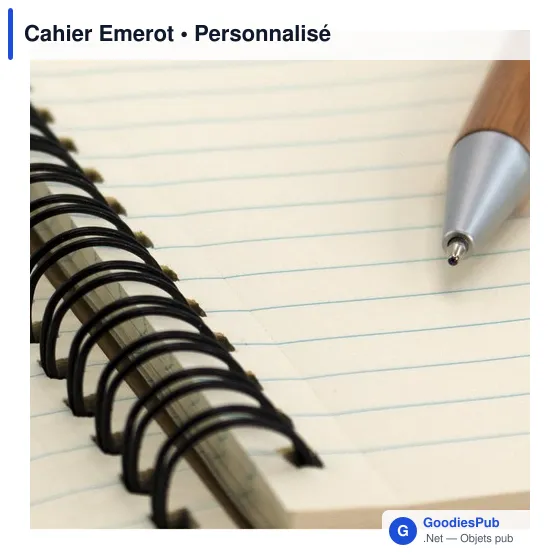 Cahier à anneaux personnalisable en carton recyclé avec logo - Image 9