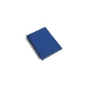 Variante bleu - Cahier à anneaux personnalisable en carton recyclé avec logo